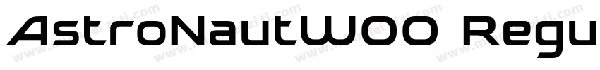 AstroNautW00 Regular Regular字体转换